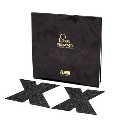 BIJOUX - INDISCRETS FLASH CROSS CAPPUCCI NERI - immagine 3