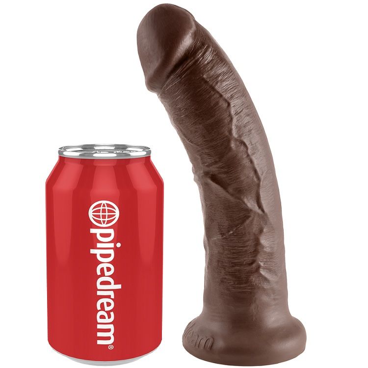 KING COCK - 8 DILDO MARRONE 20.3 CM - immagine 4