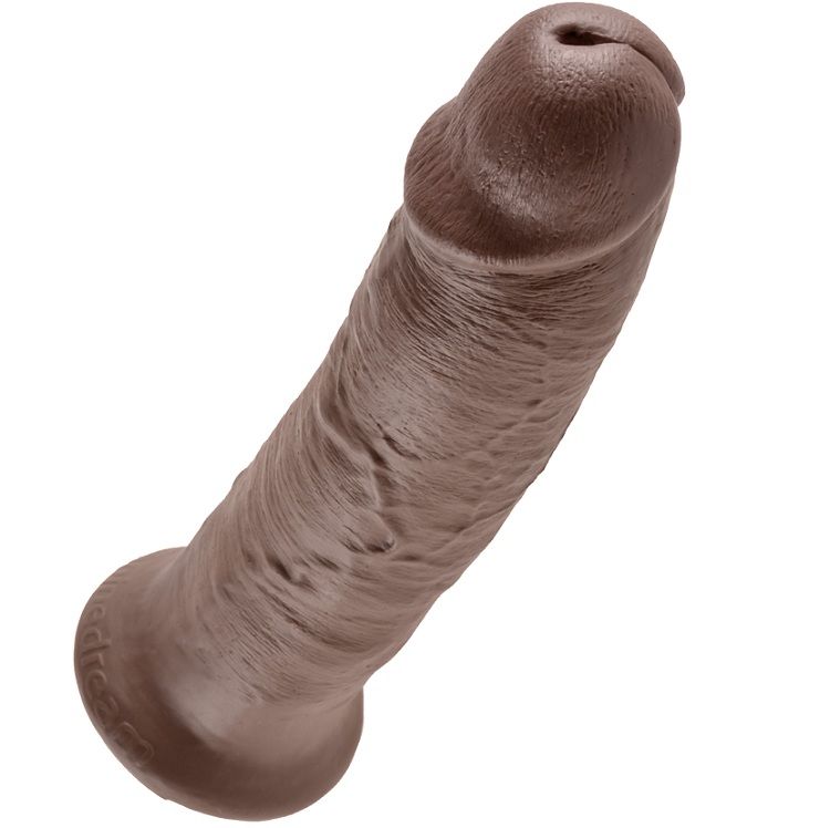 KING COCK - 10 DILDO MARRONE 25.4 CM - immagine 3