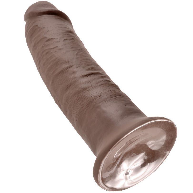 KING COCK - 10 DILDO MARRONE 25.4 CM - immagine 2