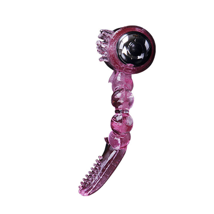 BAILE - ANELLO IN SILICONE 10 RITMI DI LINGUA CON VIBRAZIONE ROSA - immagine 7