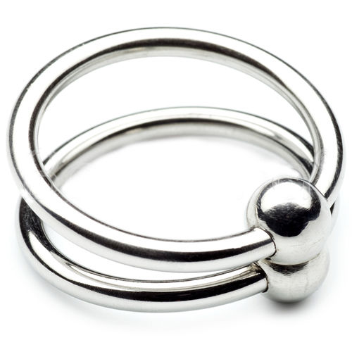 METAL HARD - ANELLO DOPPIO ACCIAIO 30MM - immagine 2