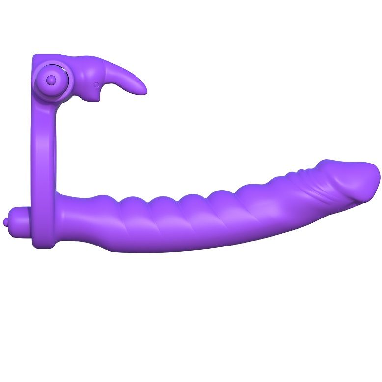 FANTASY C-RINGZ - SILICONE DOPPIO VIBRATORE CONIGLIO - immagine 3
