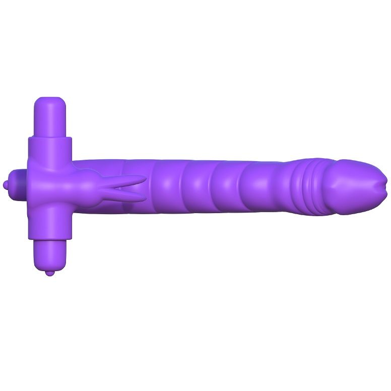 FANTASY C-RINGZ - SILICONE DOPPIO VIBRATORE CONIGLIO - immagine 2
