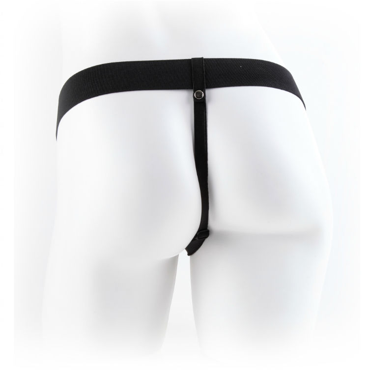 FETISH FANTASY SERIES - SERIES 11 HOLLOW STRAP-ON VIBRANTE CON SFERE 27.9CM CARNE - immagine 4
