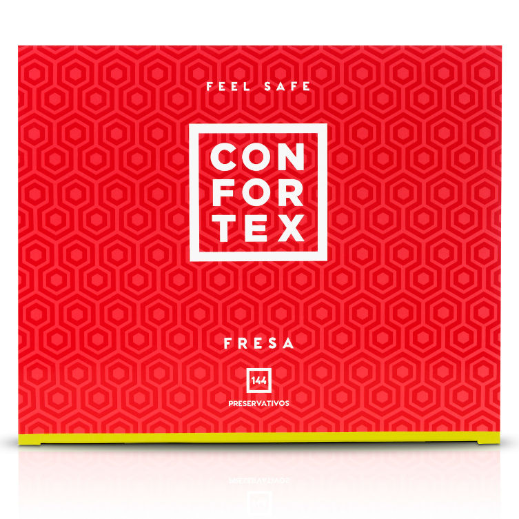 CONFORTEX - PRESERVATIVO FRAGOLA 144 UNITÀ - immagine 2