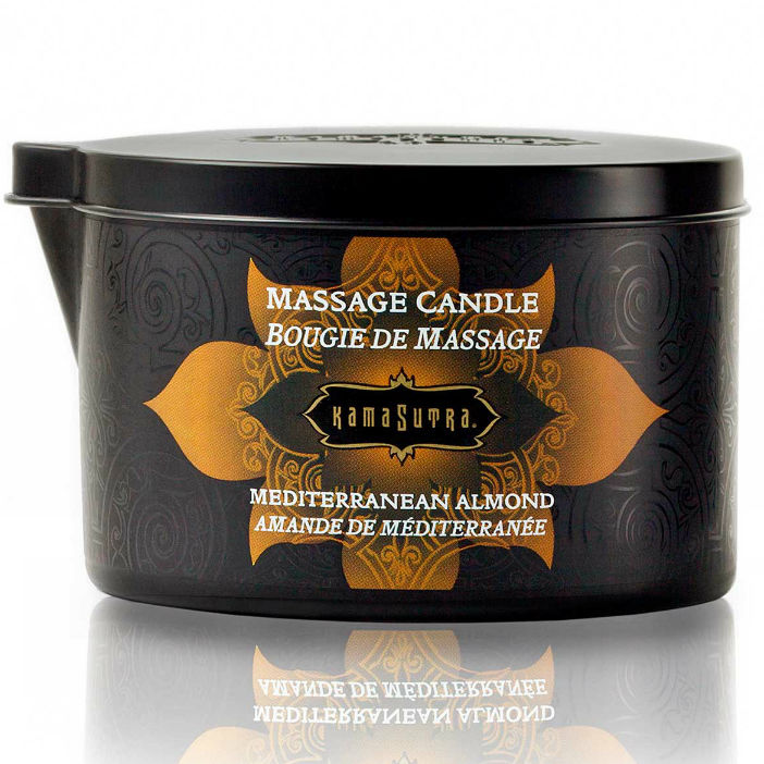 KAMASUTRA - CANDELA DA MASSAGGIO ALLA MANDORLA MEDITERRANEA 170GR - immagine 2