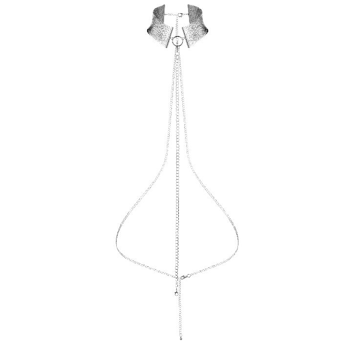 BIJOUX - DÉSIR MÉTALLIQUE COLLANA METALLICA ARGENTO - immagine 3
