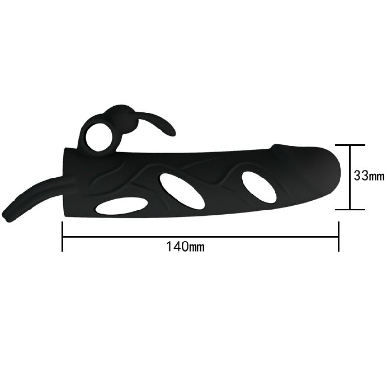 PRETTY LOVE - COPERTURA IN SILICONE CON VIBRAZIONE 14 CM 1.0 - immagine 7