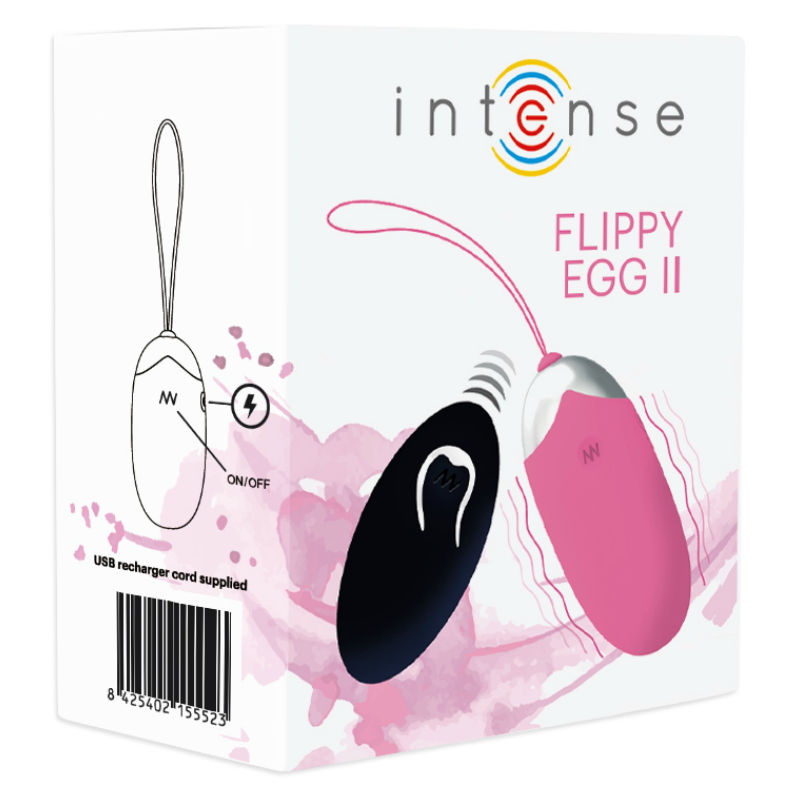 INTENSE - UOVO VIBRANTE FLIPPY II CON TELECOMANDO ROSA - immagine 3