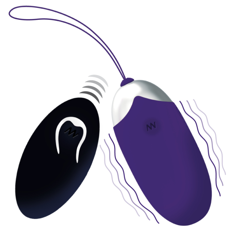 INTENSE - UOVO VIBRANTE FLIPPY II CON TELECOMANDO VIOLA - immagine 5