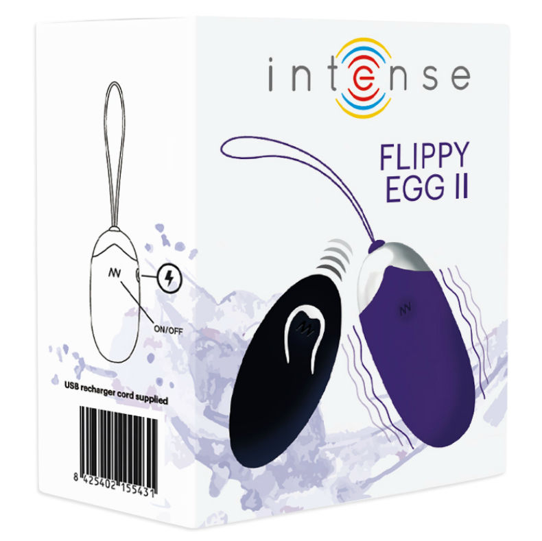 INTENSE - UOVO VIBRANTE FLIPPY II CON TELECOMANDO VIOLA - immagine 4