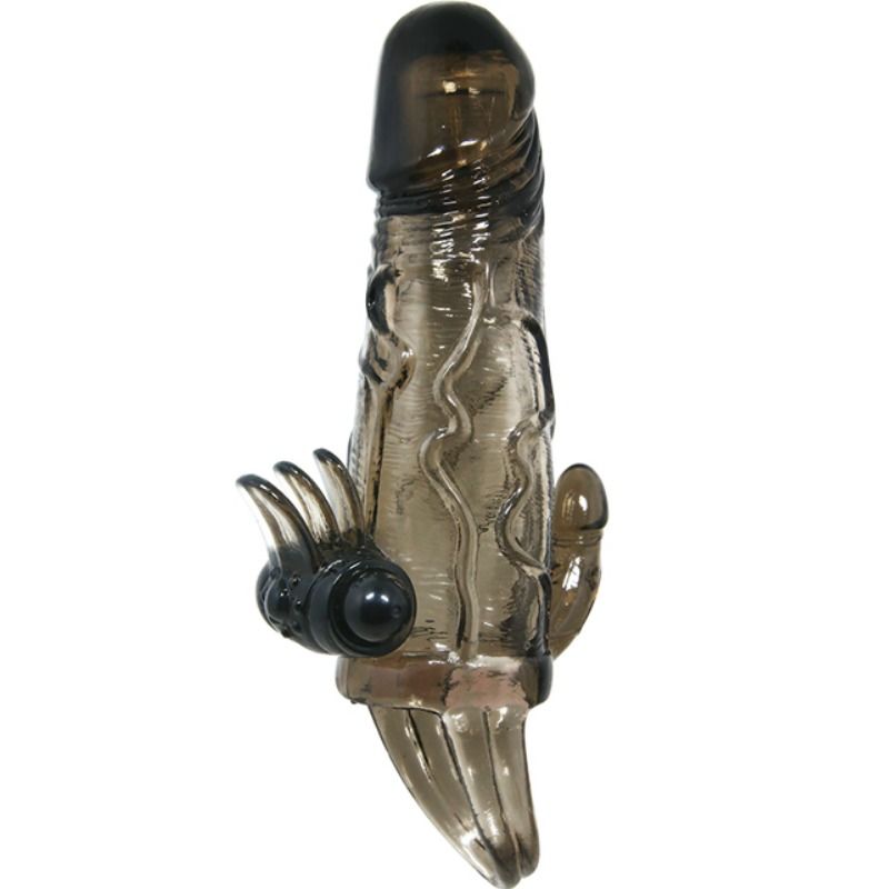 BAILE - COPRI PENE BRAVE MAN CON CLIT E STIMOLAZIONE ANALE DOPPIO BULLET NERO 16.5 CM - immagine 10