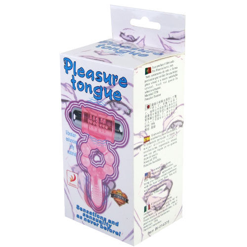 BAILE - ANELLO IN SILICONE 10 RITMI DI LINGUA CON VIBRAZIONE ROSA - immagine 3
