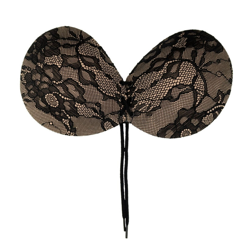 BYE-BRA - SUJETADOR ADHESIVO ENTRELAZADO & BORDADO COPA A - immagine 4