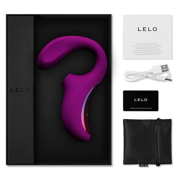 LELO - ENIGMA DOBLE ESTIMULACIÓN SUCCION MASAJEADOR MORADO - immagine 3