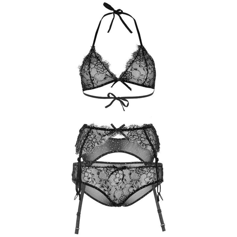 LEG AVENUE - SET DE TRES PIEZAS CON BRILLANTES M - immagine 4