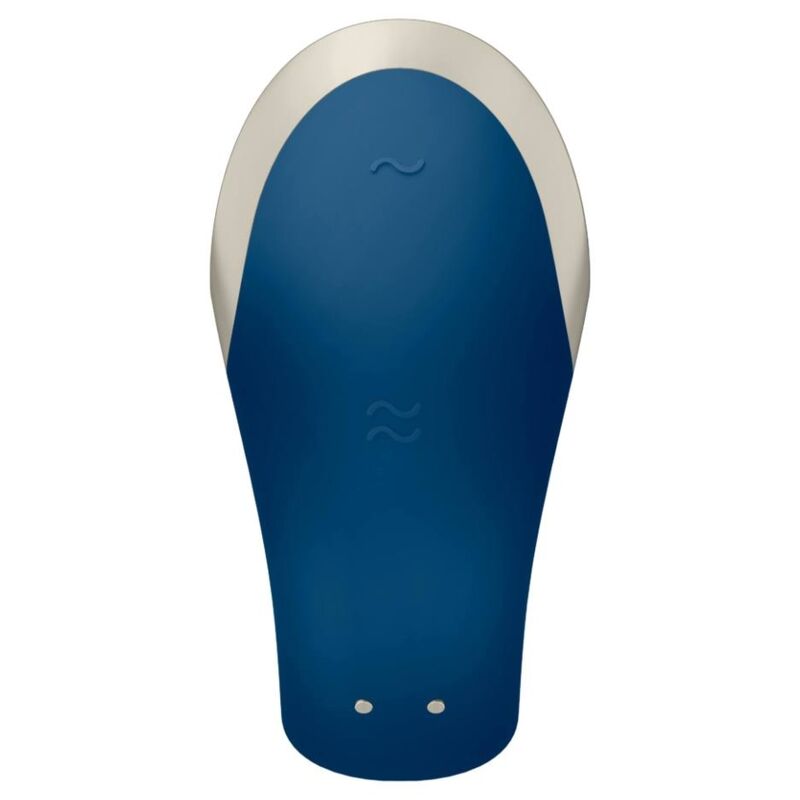 SATISFYER - APP DOUBLE LOVE VIBRADOR PAREJAS LUXURY AZUL - immagine 5