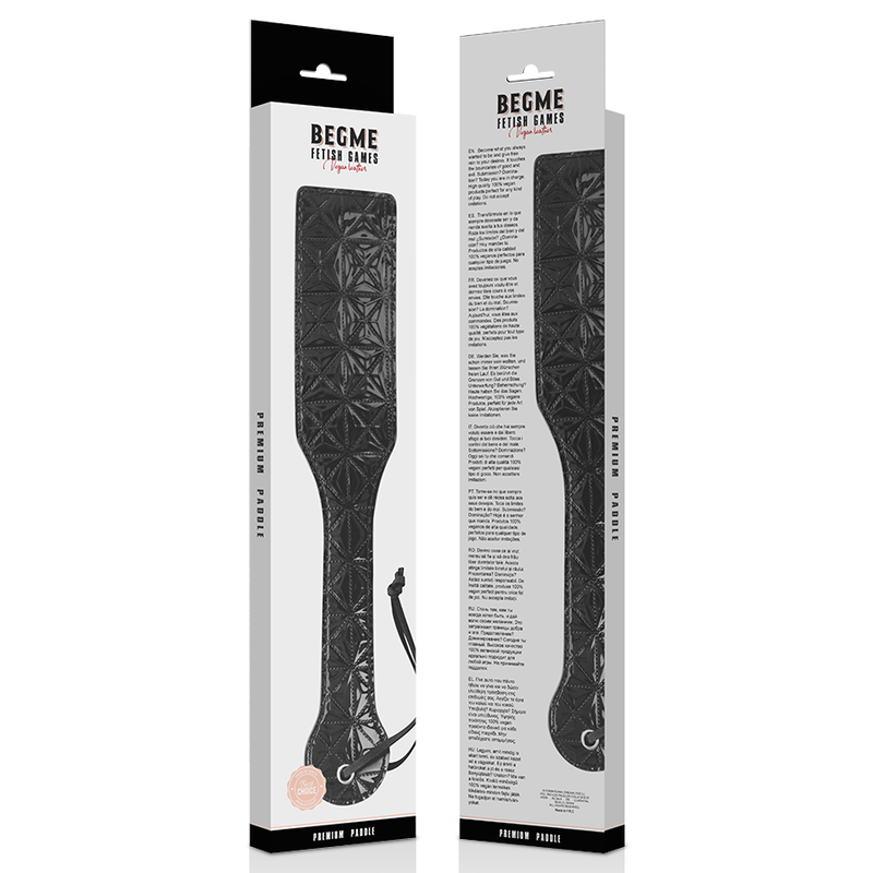 begme black edition pala cuero vegano begme black edition pala cuero vegano