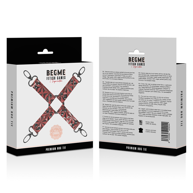 begme red edition hog tie cuero vegano begme red edition hog tie cuero vegano