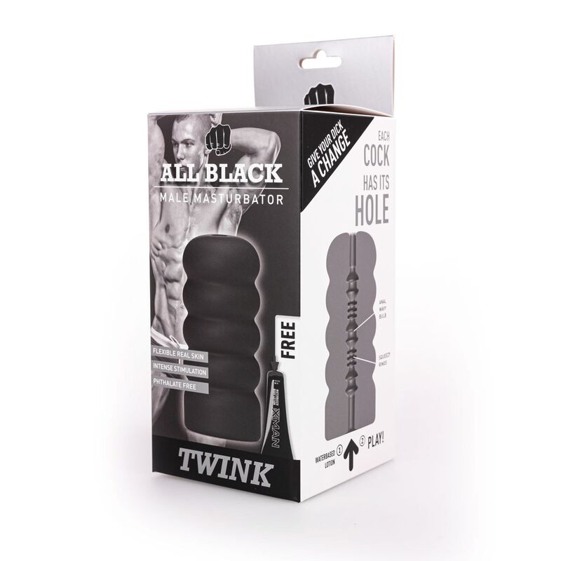ALL BLACK - MASTURBADOR TWINK - immagine 2