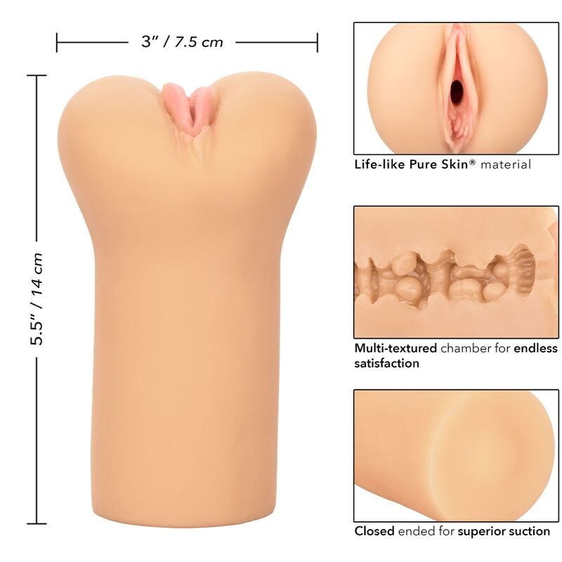 CALEXOTICS - BOUNDLESS VULVA MASTURBADOR TONO LIGHT - immagine 7