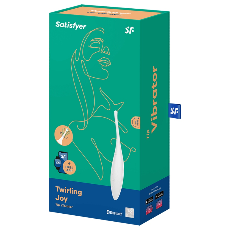 SATISFYER - TWIRLING JOY ESTIMULADOR CLITORIS BLANCO - immagine 5