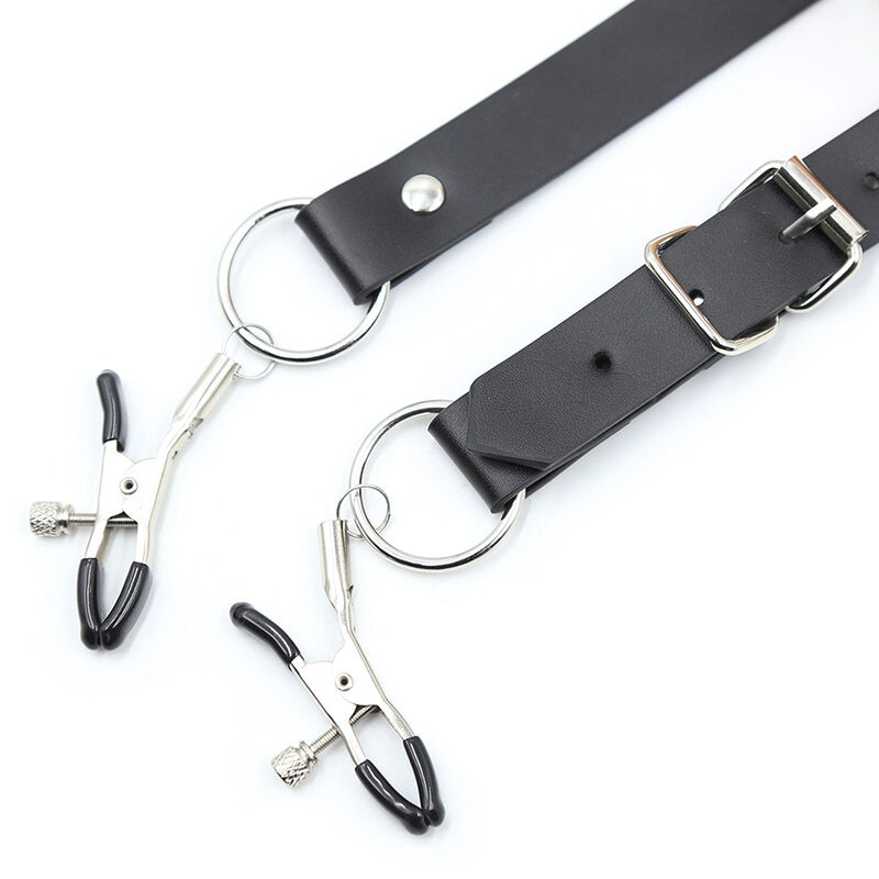 OHMAMA FETISH - PINZAS CLITORIS CON CORREAS PIERNAS - immagine 5