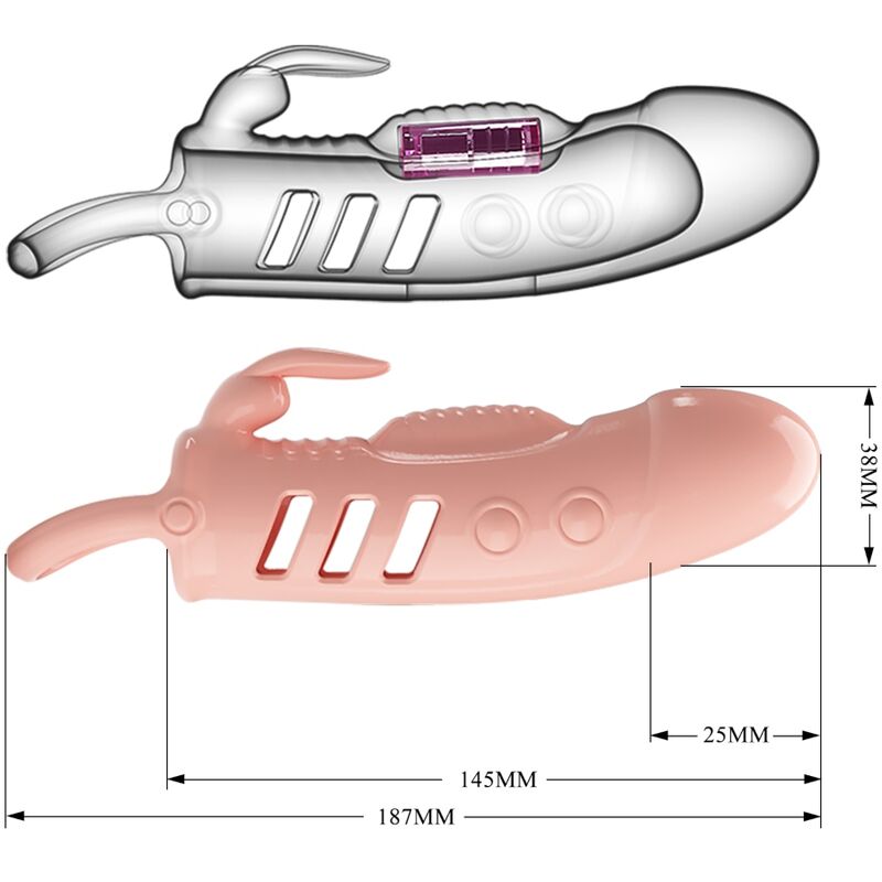 PRETTY LOVE - SLOANE FUNDA PENE RABBIT NATURAL - immagine 4