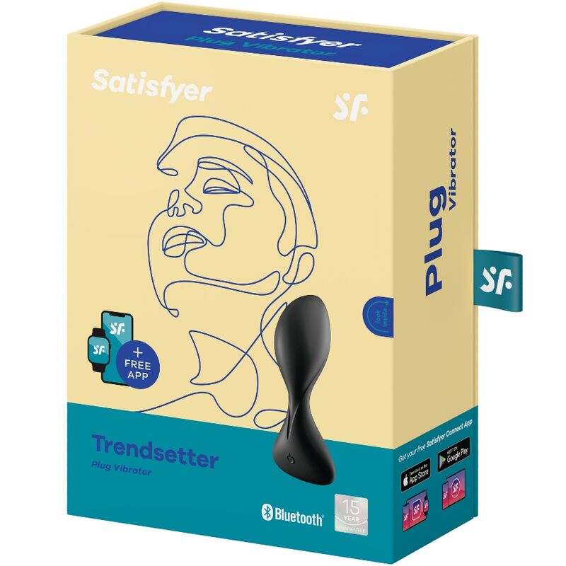 SATISFYER - TRENDSETTER PLUG VIBRADOR APP VERDE - immagine 3