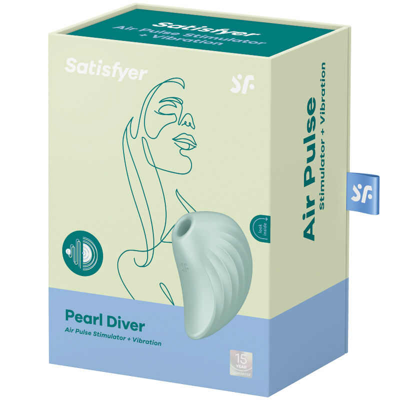 SATISFYER - PEARL DIVER ESTIMULADOR Y VIBRADOR VIOLETA - immagine 3