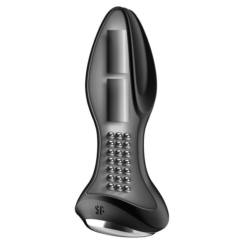 SATISFYER - ROTATOR PLUG 2+ PLUG VIBRADOR APP NEGRO - immagine 5