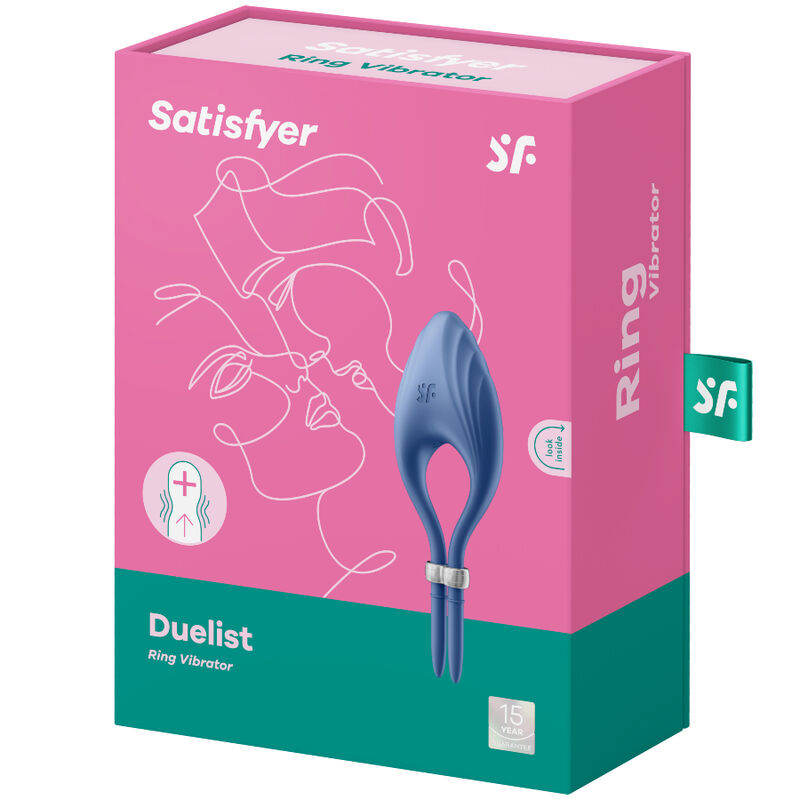 SATISFYER DUELIST ANILLO VIBRADOR - GRIS - immagine 2
