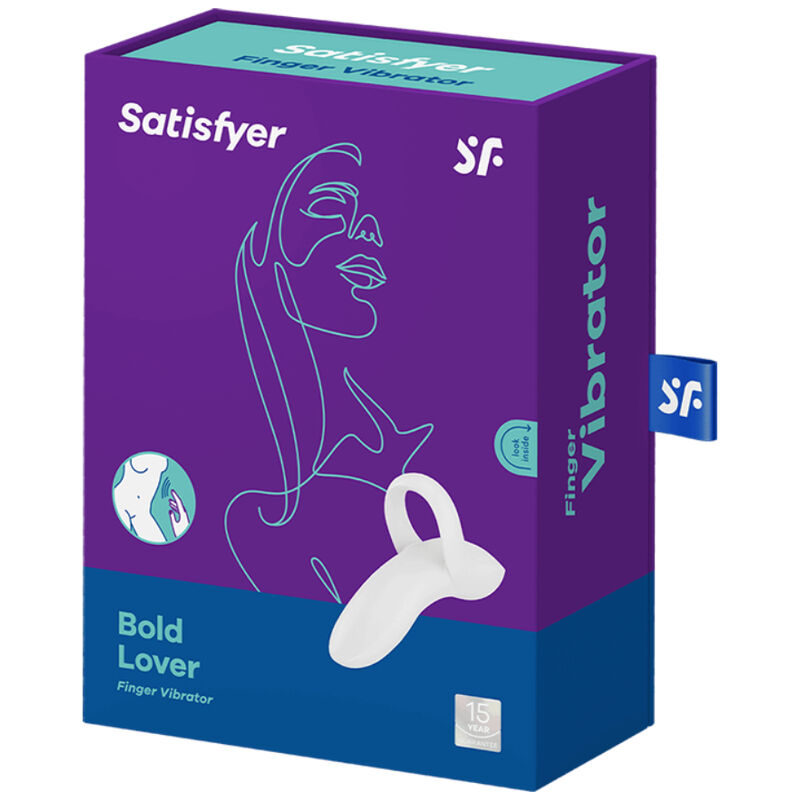 SATISFYER - BOLD LOVER DEDAL VIBRADOR BLANCO - immagine 3