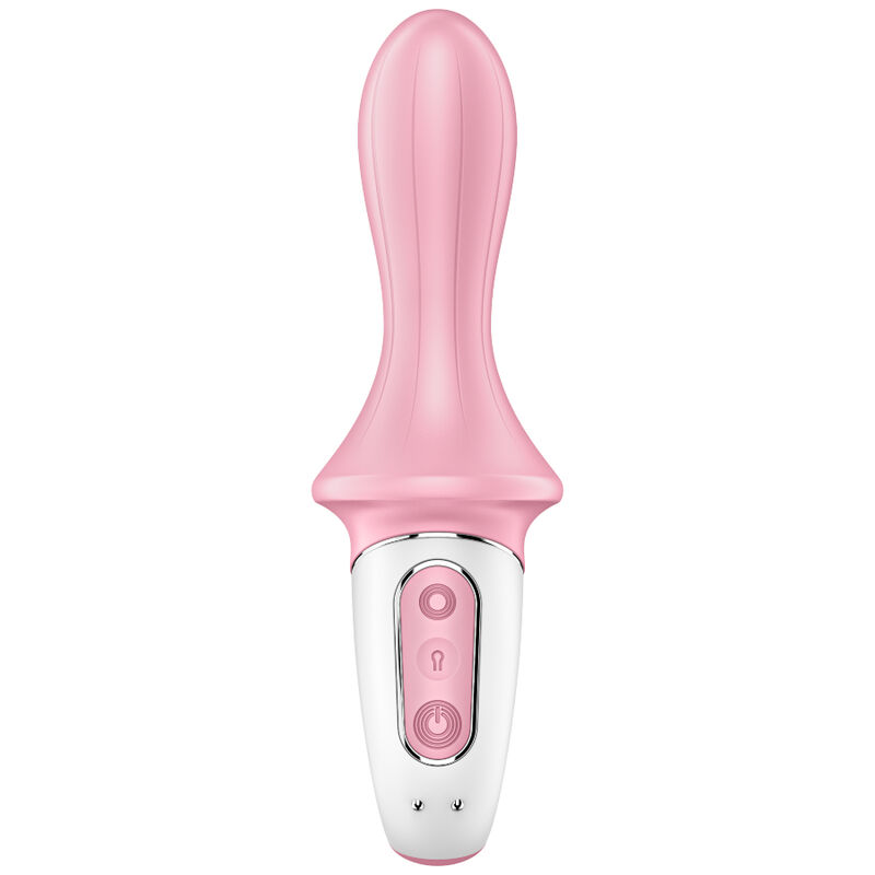 SATISFYER - AIR PUMP BOOTY 5+ VIBRADOR ANAL INFLABLE ROSA - immagine 3