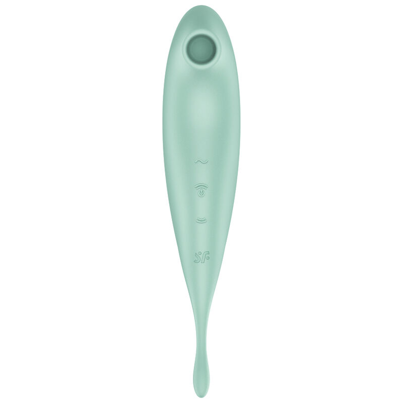 SATISFYER - TWIRLING PRO+ ESTIMULADOR Y VIBRADOR APP VERDE - immagine 2