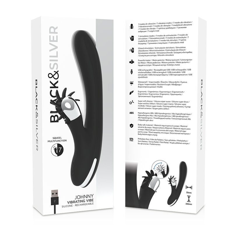 BLACK&SILVER - BUNNY JOHNNY VIBRATING VIBE - immagine 4