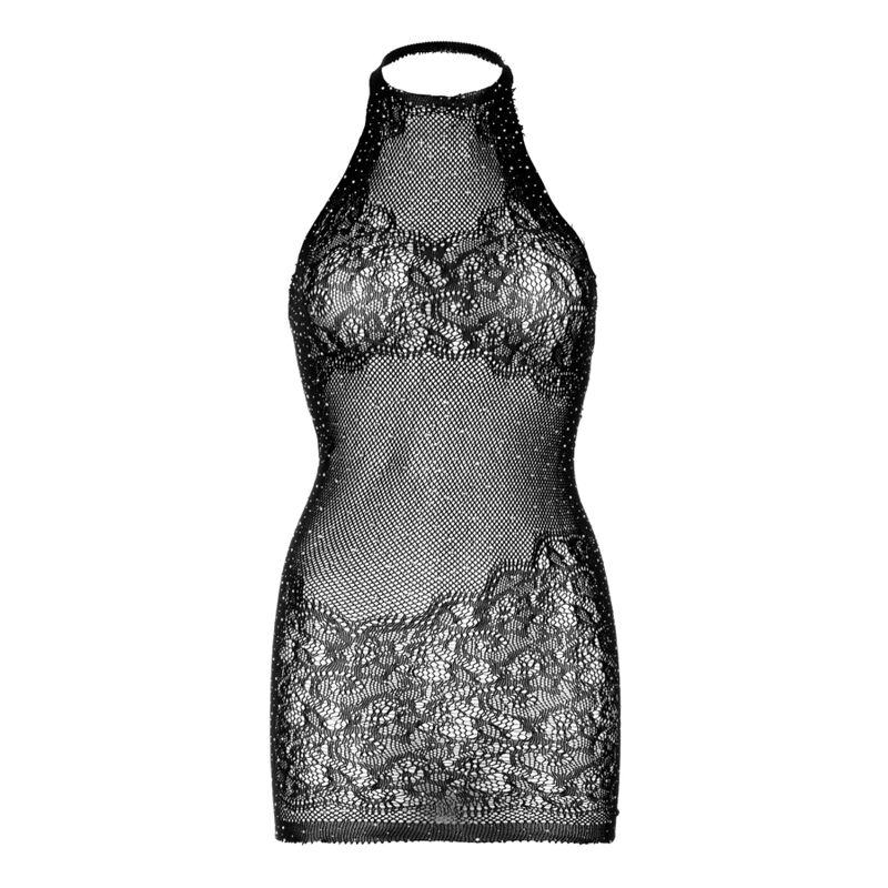 LEG AVENUE - MINI VESTIDO CON PEDRERÍA TALLA ÚNICA - BLANCO - immagine 2