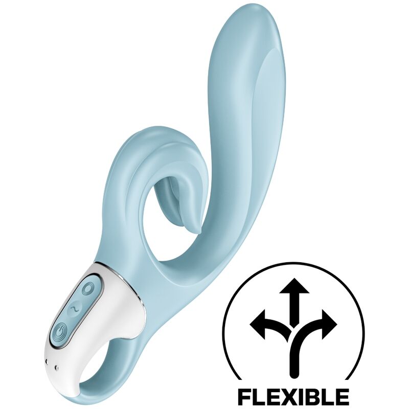 SATISFYER - LOVE ME VIBRADOR RABBIT ROJO - immagine 2