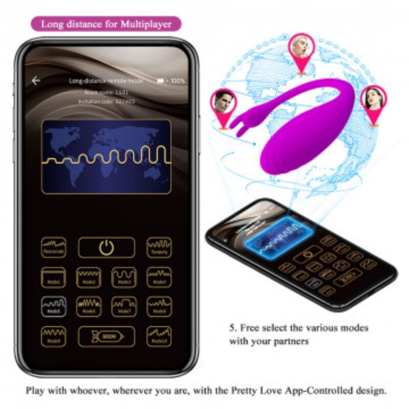 PRETTY LOVE - CATALINA MASAJEADOR FREE APP LILA - immagine 2