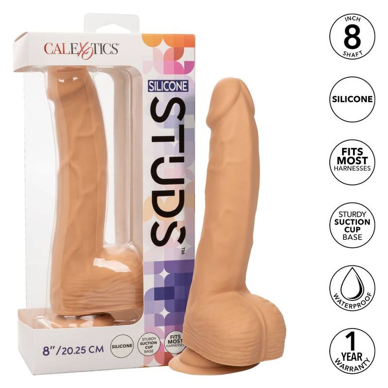 CALEXOTICS - SILICONE STUDS 20.32 CM SKIN - immagine 2