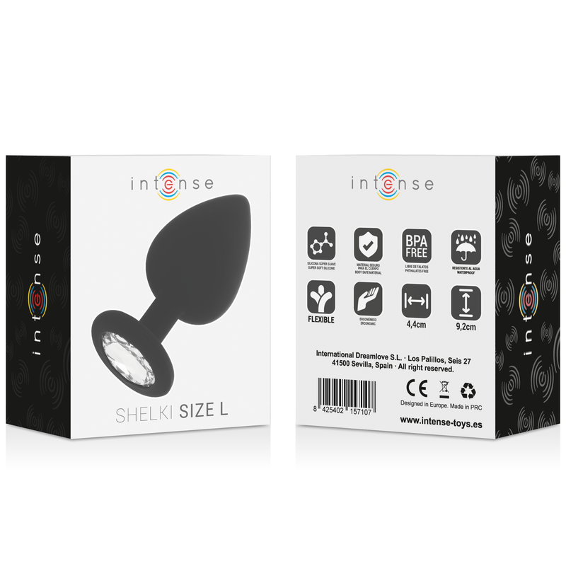 INTENSE - PLUG ANALE SHELKI L NERO - immagine 3