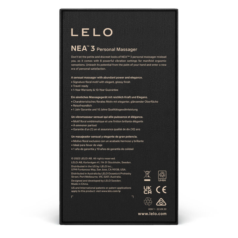 LELO - NEA 3 MASAJEADOR PERSONAL - AZUL - immagine 2