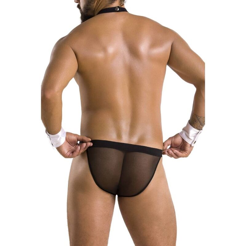 PASSION - 036 SLIP ALFROJO NEGRO S/M - immagine 2