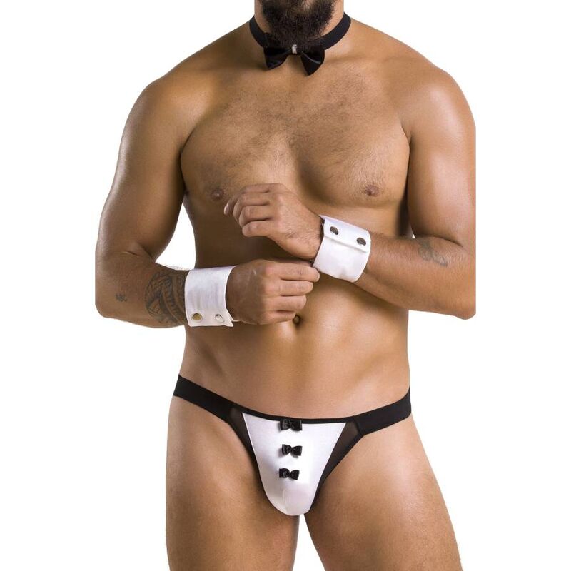 PASSION - 036 SLIP ALFROJO NEGRO S/M - immagine 6