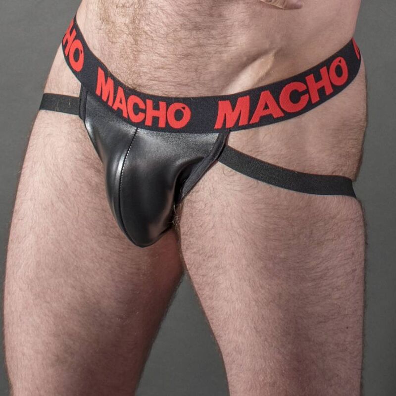 MACHO - MX25RC JOCK CUERO ROJO XL - immagine 2