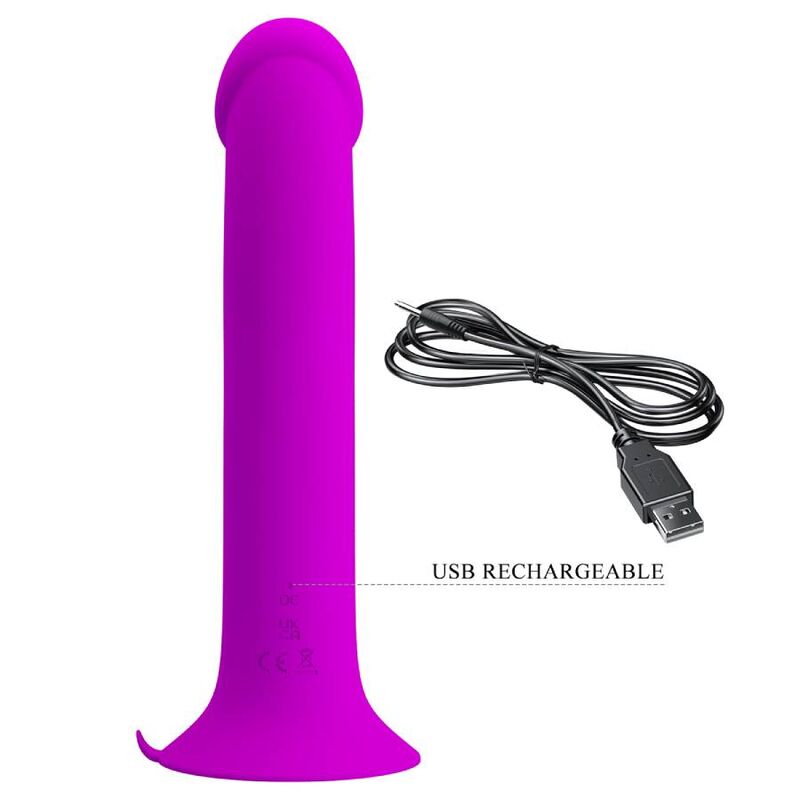 PRETTY LOVE - MURRAY VIBRADOR Y ESTIMULADOR PUNTO G MORADO - immagine 7