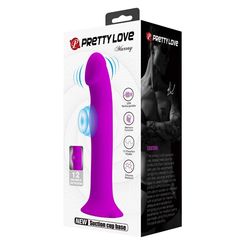 PRETTY LOVE - MURRAY VIBRADOR Y ESTIMULADOR PUNTO G MORADO - immagine 4