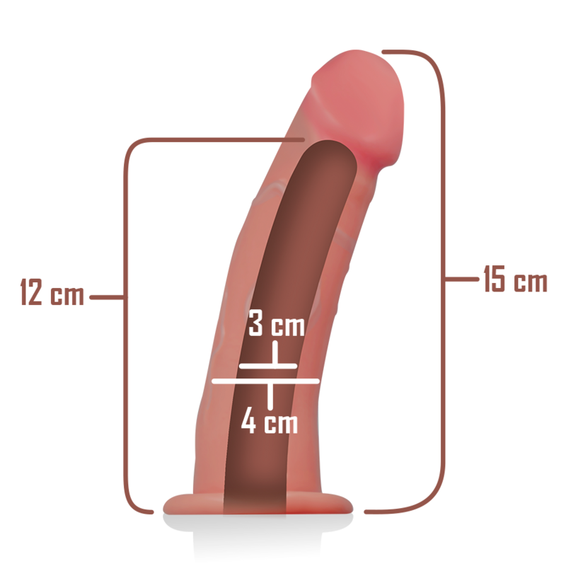 INTENSE - ARNÉS HUECO CON DILDO 16 X 3 CM - immagine 5