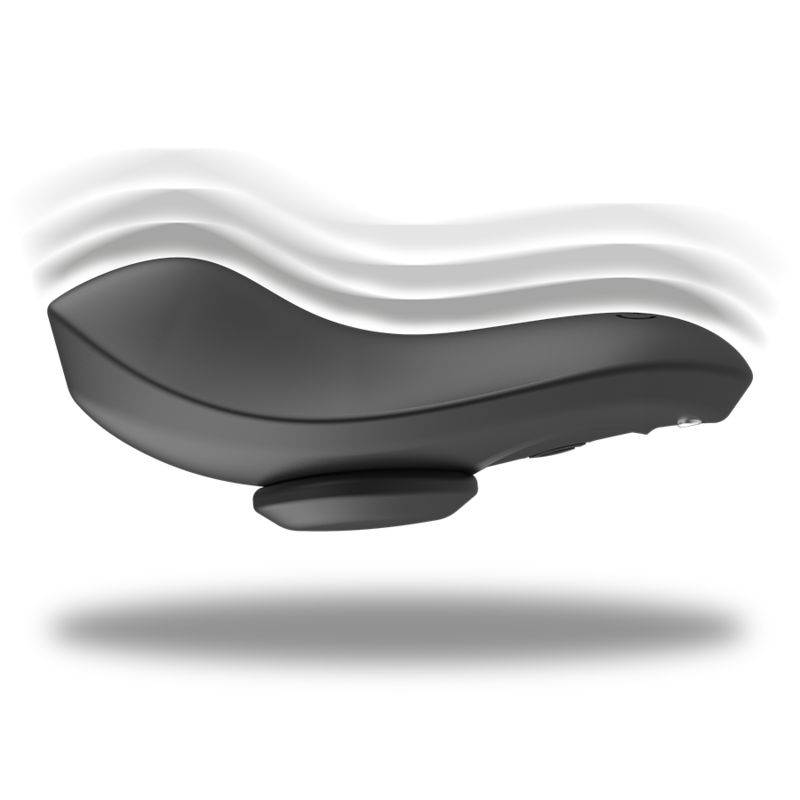 BLACK&SILVER - PANTALONE VIBRATORE IN SILICONE RICARICABILE PRESTON NERO - immagine 4